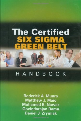 The Certified Six Sigma Green Belt Handbook by Roderick A., Ph.D. Munro, Matthew J. Maio, Mohamed B. Nawaz, (2008) Hardcover
