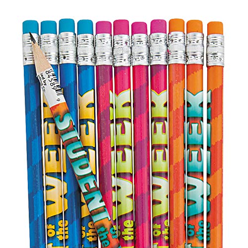 Fun Express 'Student Of the Week' Pencils | Colorful And Fun Theme