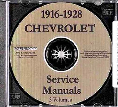 1924 1925 1926 1927 1928 CHEVROLET REPAIR SHOP & SERVICE MANUAL CD COVERS 490, Touring Convertible, Roadster, Coupe, Sedan, "FB" Sedan, "FB" Roadster, Superior, K, V, Capitol, National, series AA-AB, pickup, truck, Model "T" Truck Chassis CHEVY