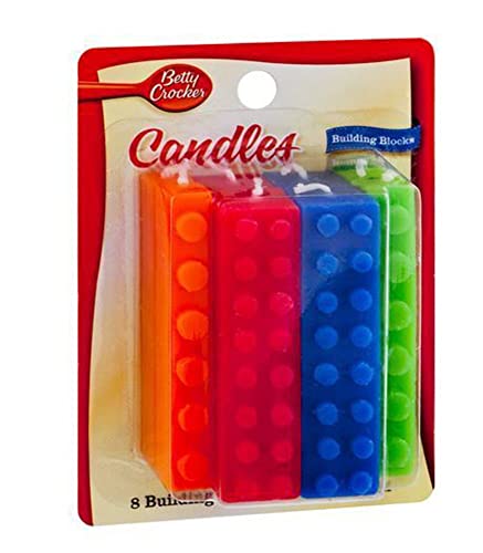 Betty Crocker Building Block Candles, Unscented