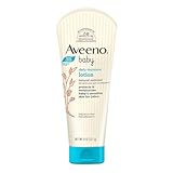 Aveeno Baby Daily Moisture Lotion for Delicate Skin with Natural Colloidal Oatmeal Dimethicone Hypoallergenic Fragrance Phthalate ParabenFree 8 oz, 1 Count