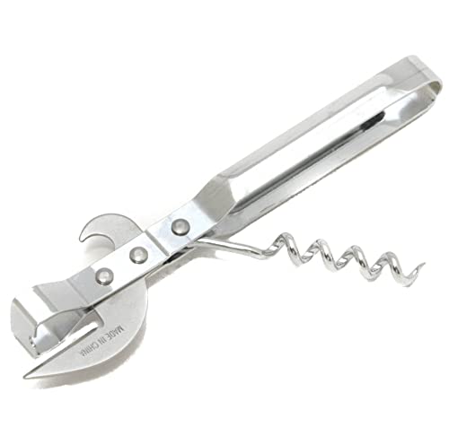 Chef Craft Select 3-in-1 Can Opener, 6 inches in length, Stainless Steel