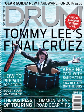 Drum! Magazine August 2014 (Tommy Lee's Final Cruez)