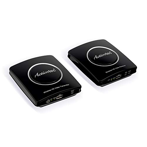 Actiontec ScreenBeam Wireless HD Transmitter & Receiver Extender Kit - Wirelessly Connect HDMI-Enabled Media Device to HDTV or Projector Screen, Full HD 1080P, 5GHz, 100 Foot Range, (MWTV2KIT01)