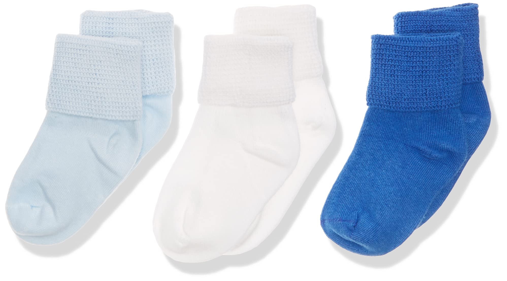 Jefferies Socks Unisex-Baby Newborn Turn Cuff Bootie 6 Pair Pack