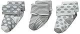 Jefferies Socks Unisex-Baby Newborn Baby Turn Cuff Socks 3 Pair Pack, Blue,navy