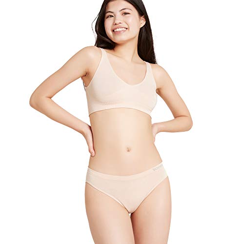 Boody Body EcoWear Women's Classic Bikini Brief, Low Rise, Soft Breathable Panties, Seamless Stretch, Bamboo Viscose