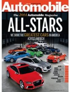Automobile Magazine June 2014 - Car All-stars Audi, BMW 4-Series, Cadillac, Ford, Honda, Jaguar, Porsche, Ram, Scion