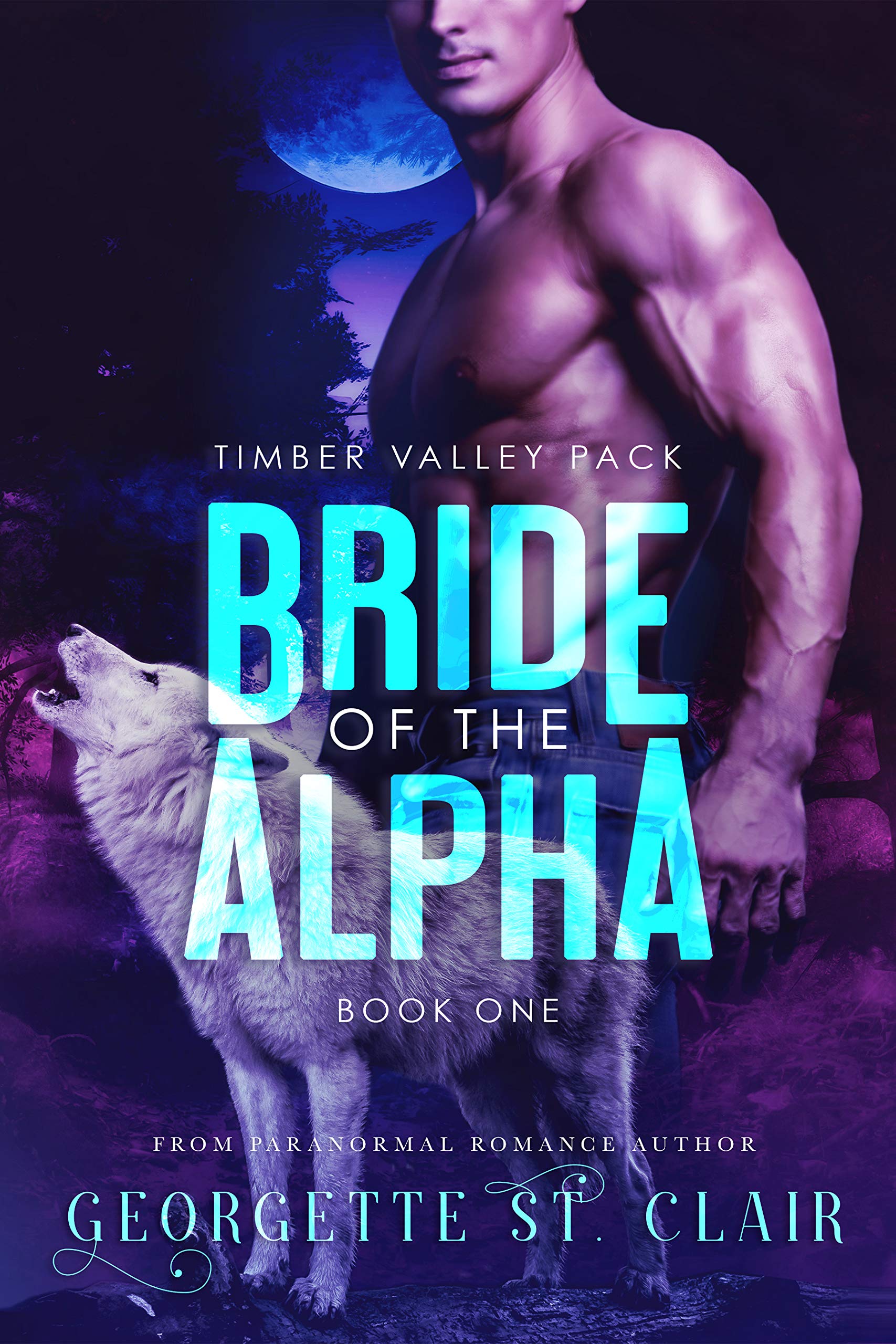 Book Cover Bride of the Alpha : A werewolf shifter romance (Timber Valley Pack Book 1)
