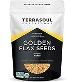 Terrasoul Superfoods Organic Golden Flax Seeds, 2 Lbs - Fiber | Protein | Omega Fats