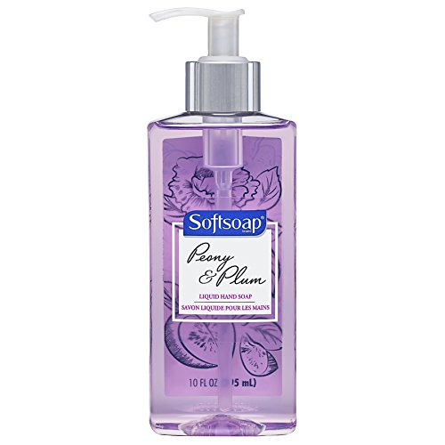 Book Cover Softsoap Liquid Hand Soap, Peony and Plum - 10 Fluid Ounce (6 Pack)