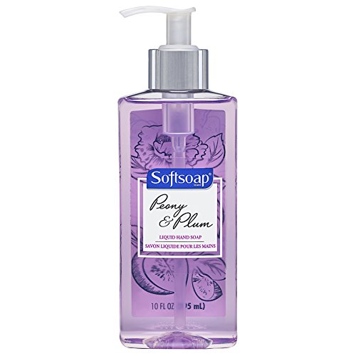 Softsoap Liquid Hand Soap, Peony and Plum - 10 Fluid Ounce (6 Pack)