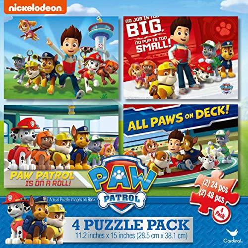 Book Cover Cardinal Industries Paw Patrol 4-Pack of Puzzles