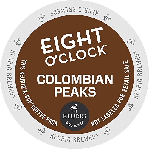 Keurig, Eight O'Clock Coffee, 100% Colombian/Colombian Peaks, K-Cup packs, 24 Count