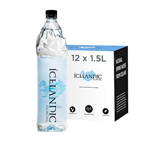 Book Cover Icelandic Glacial Natural Spring Alkaline Water Still Water 50.72 Fl Oz (12 Count)