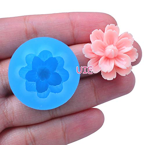 042LBH Flower Cluster Cameo Silicone Push Mold - Miniature Food, Sweets, Jewelry, Charms (Clay Fimo Resin Gum Paste Fondant)