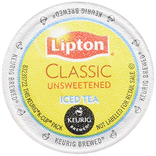 Book Cover Lipton K-Cup Packs, Classic Unsweetened ICED Tea, 48 Count