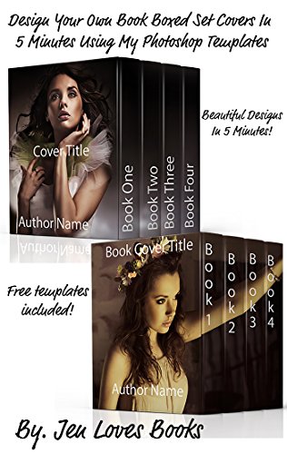 Design Your Own Book Boxed Set Covers In 5 Minutes Using My Photoshop Templates (Free Templates Included)