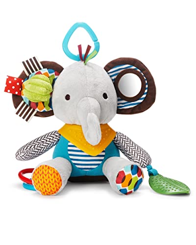 Book Cover Skip Hop Bandana Buddies Baby Activity and Teething Toy with Multi-Sensory Rattle and Textures, Elephant