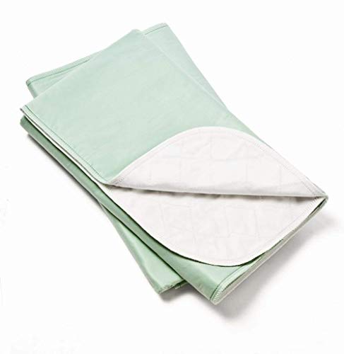 Book Cover 2 Pack, Bed Pad Heavy Duty Reusable Underpad Washable 34x36 Green