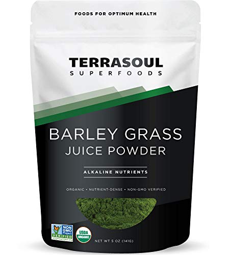 Book Cover Terrasoul Superfoods Barley Grass Juice Powder (Organic), 5 ounce
