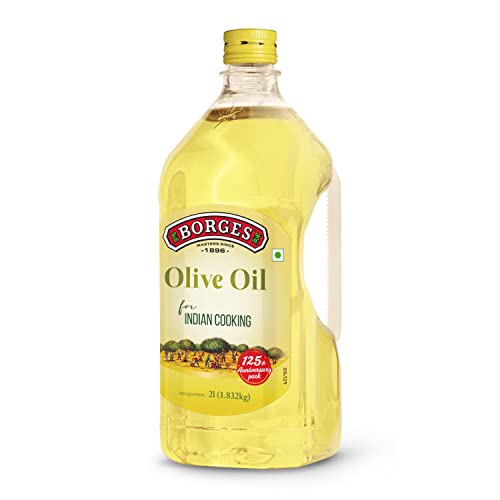 Book Cover Borges Olive Oil Extra Light Flavour, 2 Liters