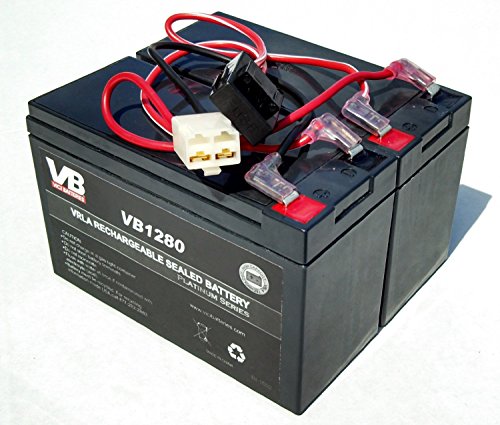 Razor 12 Volt 7Ah Electric Scooter Batteries High Performance - Set of 2 Includes New Wiring Harness