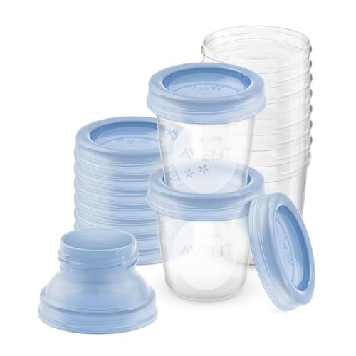 PHILIPS Avent Reusable Breast Milk Storage Cups (10 x 180 ml)