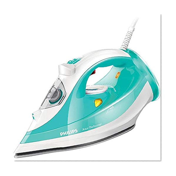 Philips GC3811/70 Azur Performer Fer à Repasser à vapeur 2400 W, 160 g, SteamGlide Plus blanc/turquoise