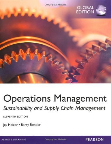 Operations Management by Heizer, Jay, Render, Barry (2013) Paperback