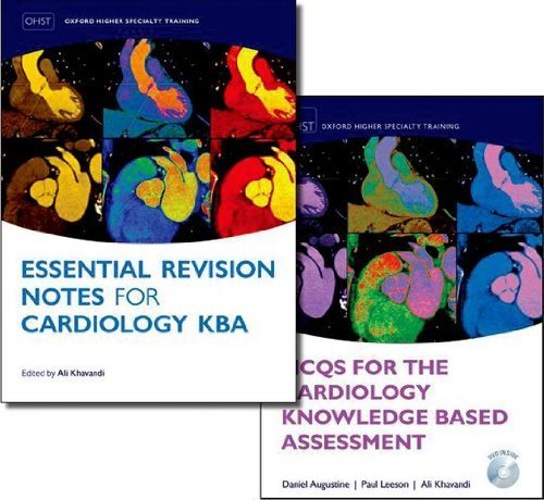 MCQs for the Cardiology Knowledge Based Assessment and Essential Revision Notes for the Cardiology KBA Pack (Oxford Higher Special Training) by Augustine, Daniel, Leeson, Paul, Khavandi, Ali (2014) Paperback