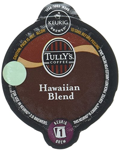 Book Cover Tully's Hawaiian Blend Keurig K-Carafe Pack, 8 Count