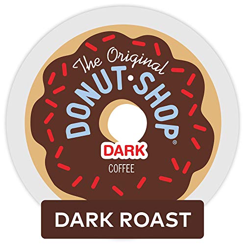 Book Cover The Original Donut Shop Dark, Keurig Single-Serve K-Cup Pods, Dark Roast Coffee, 72 Count (6 Boxes of 12 Pods)