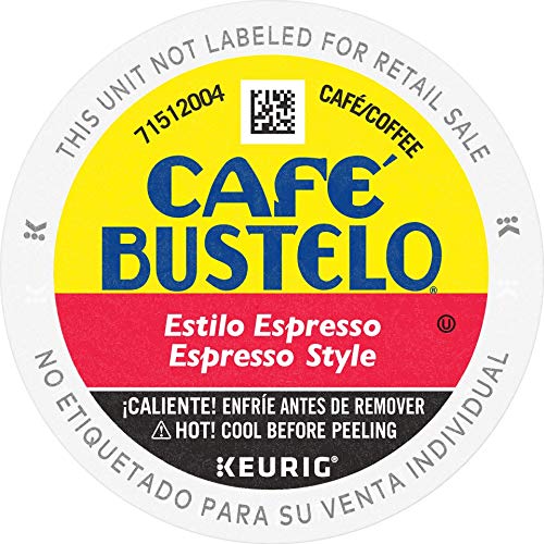 Book Cover Cafe Bustelo CafÃ© Bustelo Espresso Style Dark Roast Espresso Style Coffee, 72 K Cups for Keurig Makers