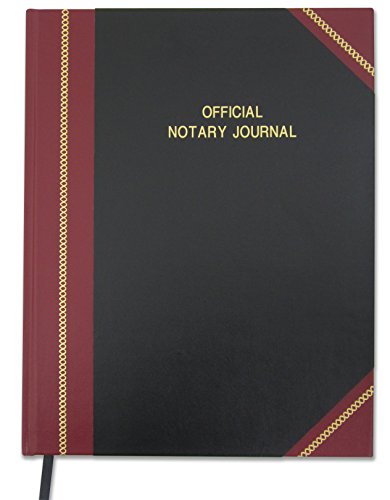 Book Cover BookFactory Official Notary Journal/Log Book 168 Pages 8.5