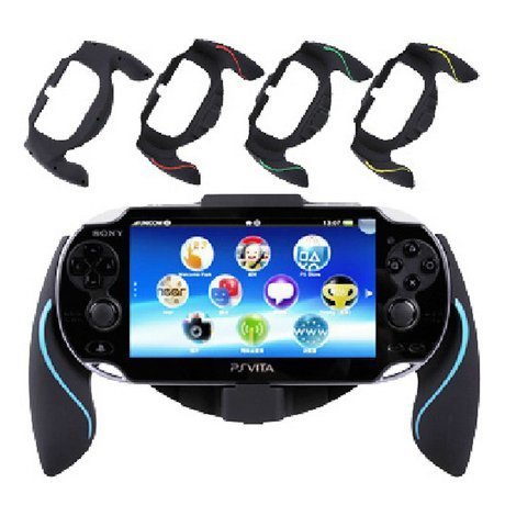 Aweek® Bracket Handgrip Handle Grip Case for Playstation Vita 1000 PSVita PS Vita - Blue