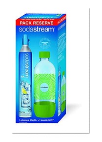Sodastream 3011081 Cylindre CO2 Supplémentaire + 1 Bouteille Bulles de Couleur PET 1 L