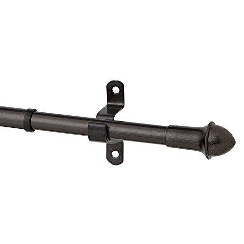Bali Blinds 7/16" Cafe Rod, 28-48", Bronze - 26-4810-33
