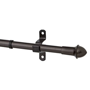 Bali Blinds 7/16" Cafe Rod, 28-48", Bronze - 26-4810-33