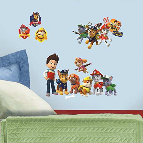 Book Cover RoomMates RMK2640SCS Paw Patrol Peel and Stick Wall Decals