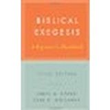 Biblical Exegesis: A Beginner's Handbook
