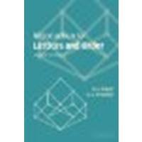 Introduction to Lattices and Order by Davey, B. A., Priestley, H. A. [Cambridge University Press, 2002] (Paperback) 2nd Edition [Paperback]