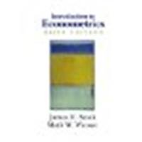 Introduction to Econometrics, Brief Edition by Stock, James H., Watson, Mark W. [Prentice Hall, 2007] (Paperback) [Paperback]