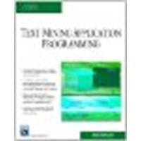 Text Mining Application Programming by Konchady, Manu [Cengage Learning, 2006] (Paperback) [Paperback]