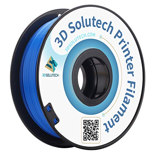 3D Solutech Real Blue 3D Printer PLA Filament 1.75MM Filament, Dimensional Accuracy +/- 0.03 mm, 2.2 LBS (1.0KG) - 100% USA