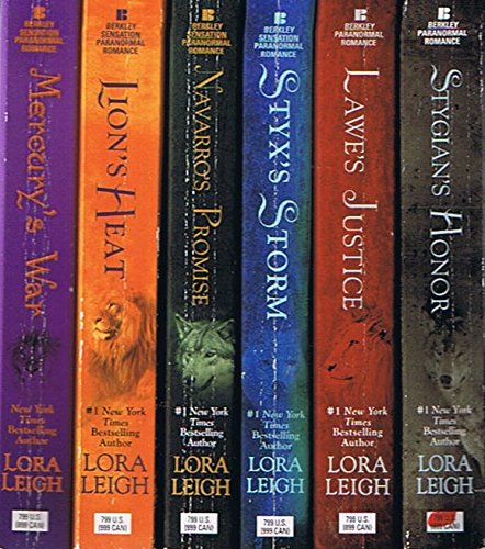 Lora Leigh's Novels of the Breeds Series, 6 Books: Mercury's War / Lion's Heat / Navarro's Promise / Styx's Storm / Lawe's Justice / Stygian's Honor