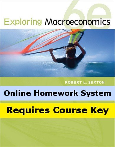 Aplia Online Homework System, 1-Semester Access to Accompany Sexton Exploring Macroeconomics