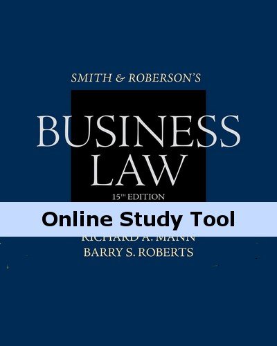 Business Law CourseMate Online Study Tool with eBook 1-Semester Access to Accompany Mann/Roberts' Smith and Roberson's Business Law [Web Access]