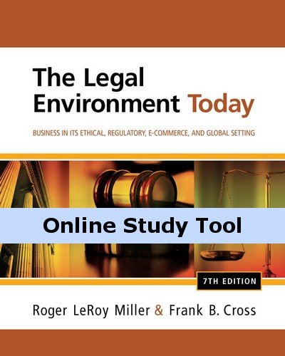 CourseMate (with Business Law Digital Video Library) for Miller/Cross' The Legal Environment Today: Business In Its Ethical, Regulatory, E-Commerce, and Global Setting, 7th Edition