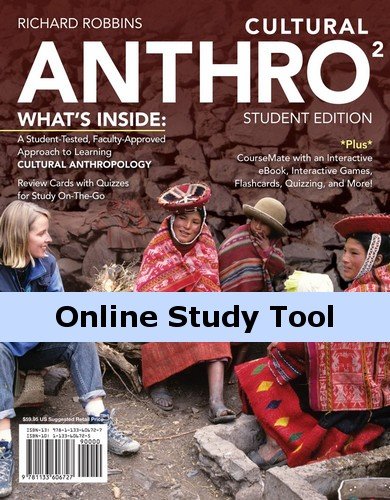 CourseMate for Robbins/ Dowty's Cultural ANTHRO, 2nd Edition